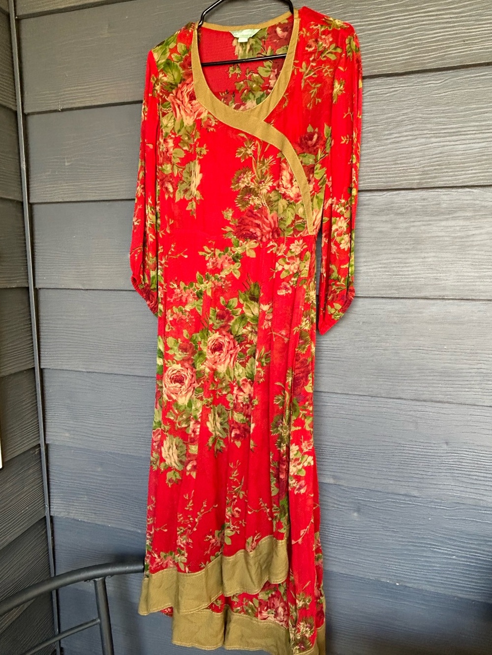 Beautiful April Cornell wrap dress